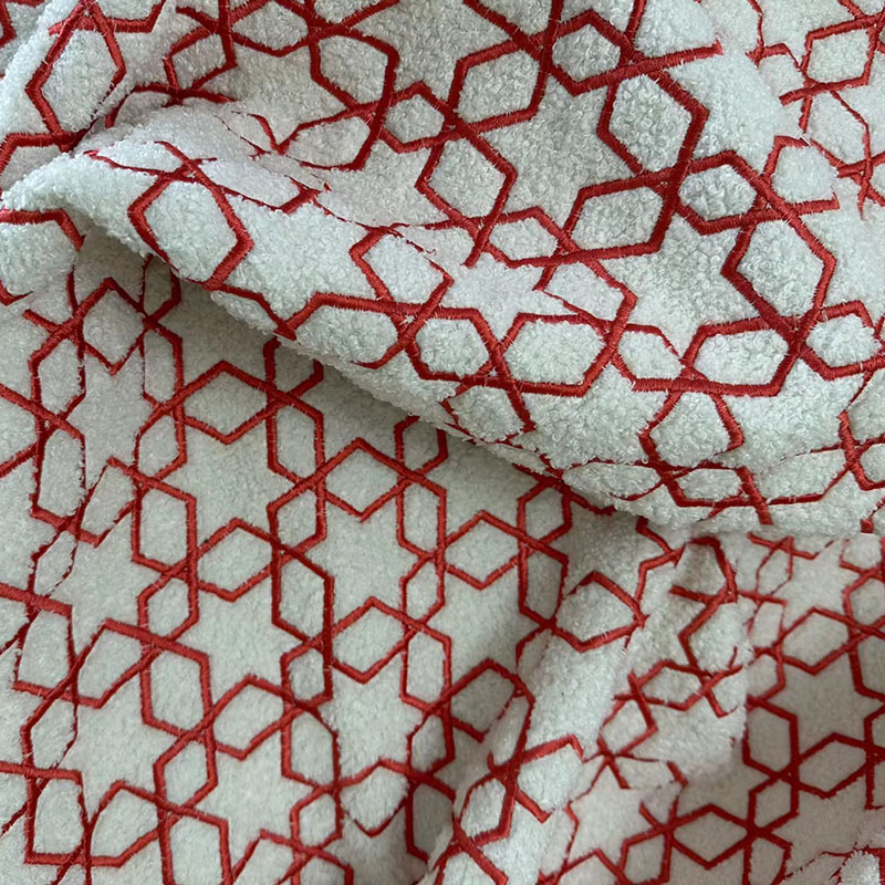 テディベルベット刺繍生地